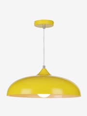 Dar Lighting Yellow Kaelan Pendant Ceiling Light - Image 2 of 3