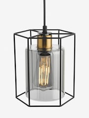 Dar Lighting Black Tatum Pendant Ceiling Light - Image 5 of 5