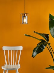Dar Lighting Black Tatum Pendant Ceiling Light - Image 4 of 5
