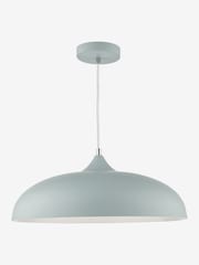 Dar Lighting Grey Kaelan 1 Light Pendant Ceiling Light - Image 2 of 2
