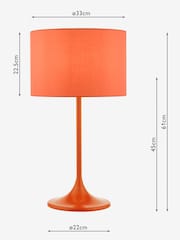 Dar Lighting Orange Toledo Table Lamp - Image 2 of 5