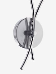 Dar Lighting Chrome Seattle 2 Light Wall Light - Image 4 of 5