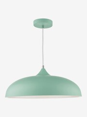 Dar Lighting Green Kaelan 1 Light Pendant Ceiling Light - Image 1 of 2