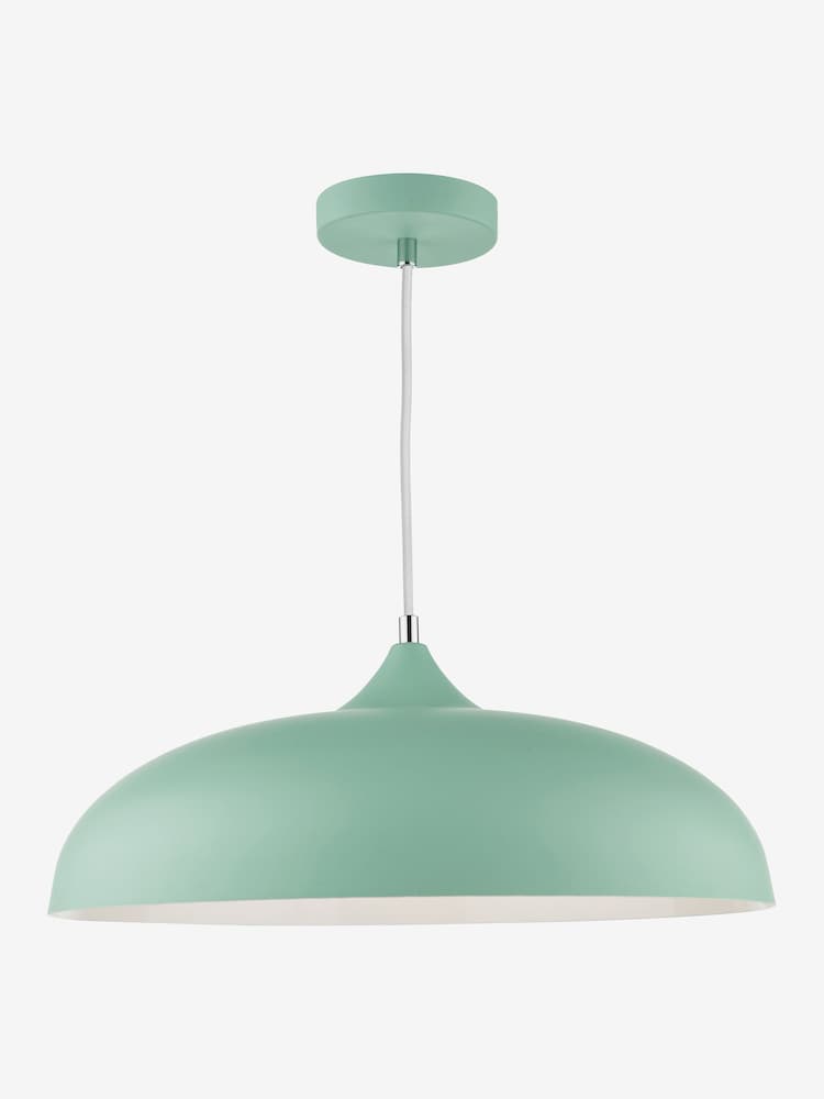 Dar Lighting Green Kaelan 1 Light Pendant Ceiling Light - Image 1 of 2
