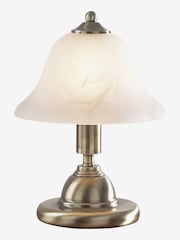 Dar Lighting Brass Gloucester Touch Table Lamp - Image 2 of 4