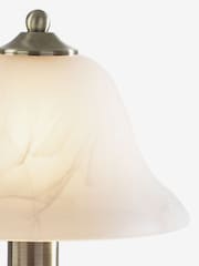 Dar Lighting Brass Gloucester Touch Table Lamp - Image 4 of 4