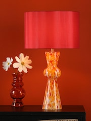 Dar Lighting Red Rheneas Table Lamp - Image 1 of 5