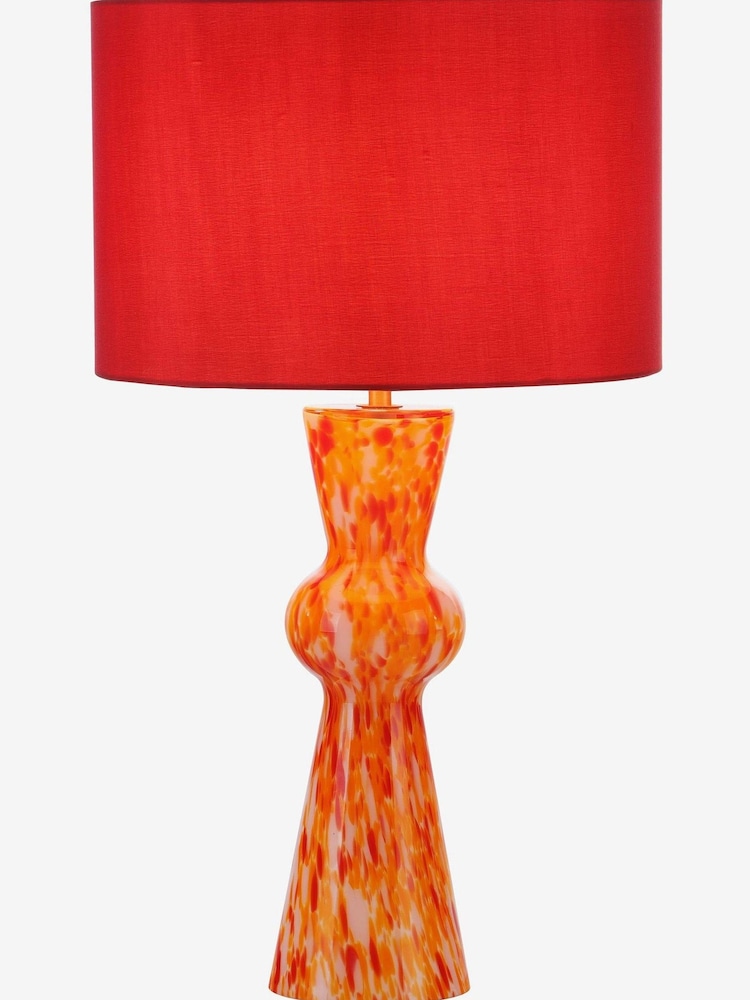 Dar Lighting Red Rheneas Table Lamp - Image 2 of 5