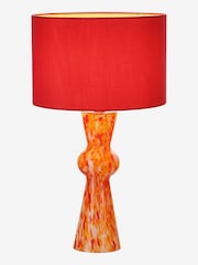 Dar Lighting Red Rheneas Table Lamp - Image 4 of 5