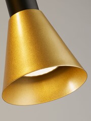 Searchlight Black Helenium 4 Light Bar Pendant Ceiling Light - Image 4 of 4