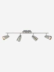 Dar Lighting Chrome Loft 4 Light Bar Spotlight - Image 1 of 4