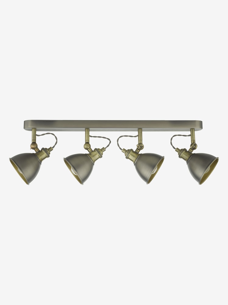 Dar Lighting Chrome Governor 4 Light Bar Spotlight - Image 2 of 4