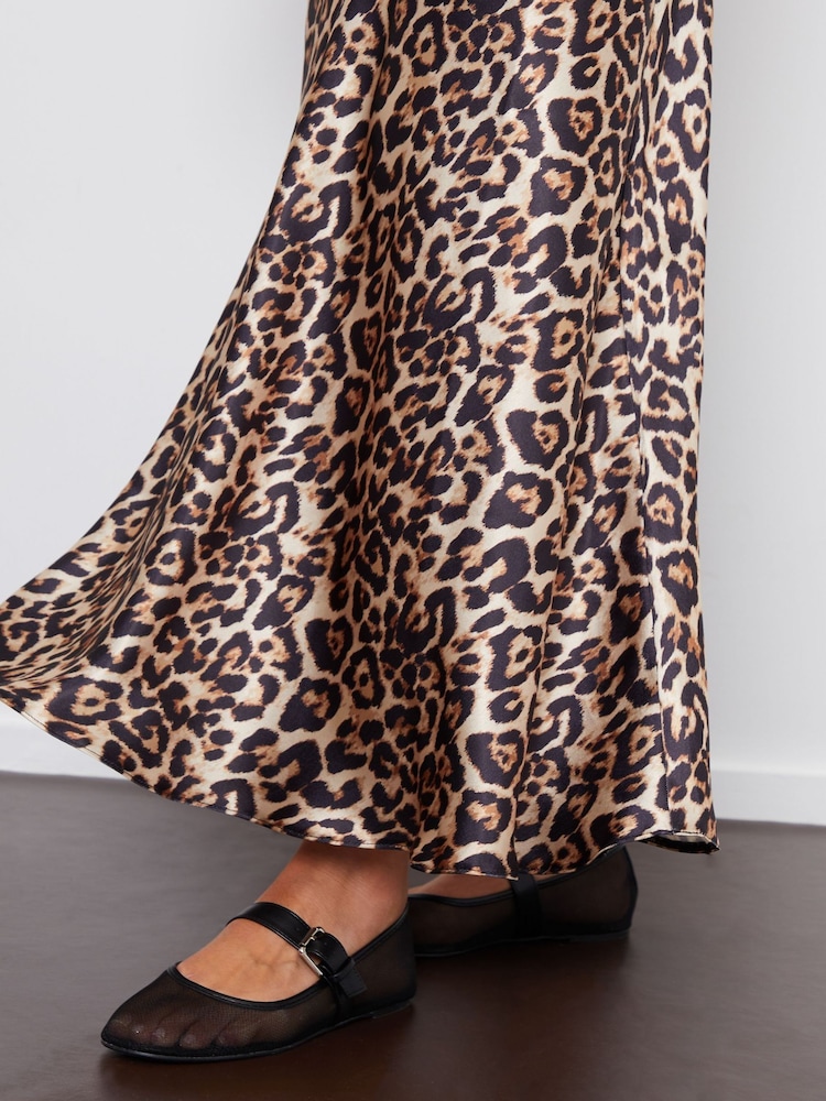 Leopard - Threadbare Maxi-Sliprock aus Satin - Bild 5 von 5 Leopard - Threadbare Maxi-Sliprock aus Satin - Bild 5 von 5