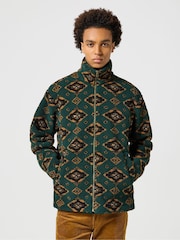 Wrangler Green Casey Shearling Fleece Jacket - Image 1 of 6