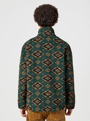 Wrangler Green Casey Shearling Fleece Jacket - Image 3 of 6