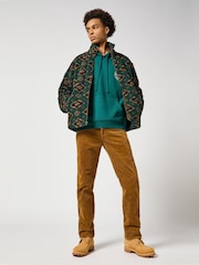 Wrangler Green Casey Shearling Fleece Jacket - Image 4 of 6