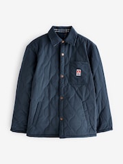 Wrangler Blue Casey Reversible Check 100% Cotton Shacket - Image 8 of 9