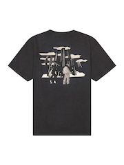 Wrangler Black Back Print Graphic 100% Cotton T-Shirt - Image 7 of 7