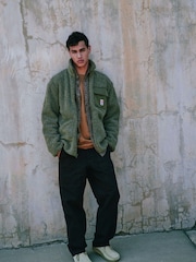 Wrangler Ivy Green Casey Shearling Fleece Jacket - Image 1 of 8