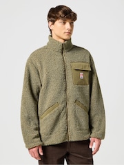 Wrangler Ivy Green Casey Shearling Fleece Jacket - Image 2 of 8