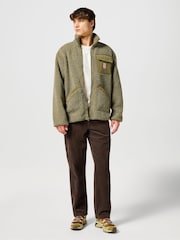 Wrangler Ivy Green Casey Shearling Fleece Jacket - Image 3 of 8