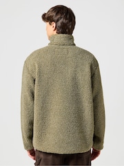 Wrangler Ivy Green Casey Shearling Fleece Jacket - Image 4 of 8