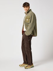 Wrangler Ivy Green Casey Shearling Fleece Jacket - Image 5 of 8