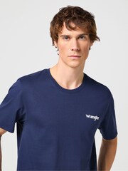 Wrangler White Sign Off Chest Logo 100% Cotton T-Shirt 2 Pack - Image 5 of 7