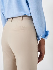 Crew Clothing Natural Smart Cropped Chino Trousers - Image 4 of 4
