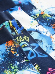 Blue Football Trunks 5 Pack (2-16yrs) - Image 9 of 9