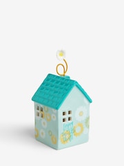 Blue Floral Sentiment Ceramic House Ornament - Image 4 of 4