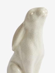 White Ceramic Hare Ornament - Image 6 of 6