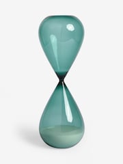 Green Glass Extra Large Decorative Sand Timer - Image 3 of 4