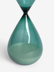 Green Glass Extra Large Decorative Sand Timer - Image 4 of 4