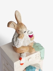 Natural Rosie Rabbit Washing Machine Ornament - Image 4 of 5
