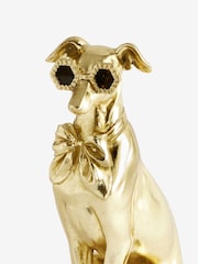 Gold Tone Chic Dog Ornament - Image 4 of 4