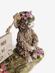 Natural Hamish The Highland Cow Me and Moo Love Sentiment Ornament - Image 4 of 9