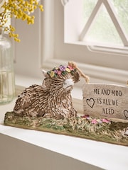 Natural Hamish The Highland Cow Me and Moo Love Sentiment Ornament - Image 8 of 9