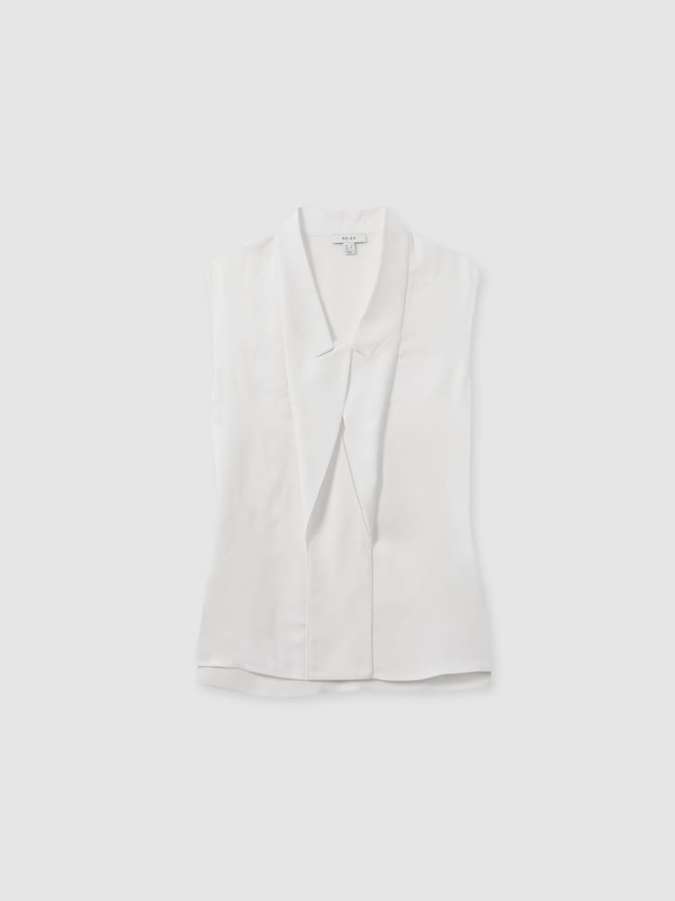 Reiss Ivory Wren Relaxed Tux Top - Image 2 of 5