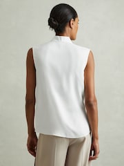 Reiss Ivory Wren Relaxed Tux Top - Image 4 of 5
