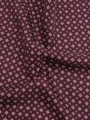 Reiss Bordeaux Pulcino Reversible Silk Pocket Square - Image 5 of 5