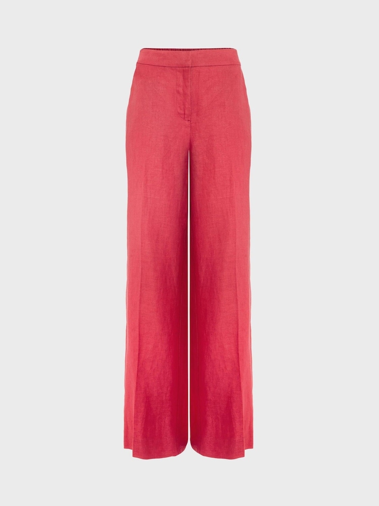 Hobbs Pink Petite Petite Mirabel Trousers - Image 4 of 4 Hobbs Pink Petite Petite Mirabel Trousers - Image 4 of 4