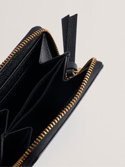 Ted Baker Black Small Wesmin Padlock Detail Leather Purse - Image 3 of 4