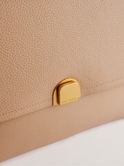 Ted Baker Brown Large Imilily Lock Detail Shoulder Bag - Image 2 of 4