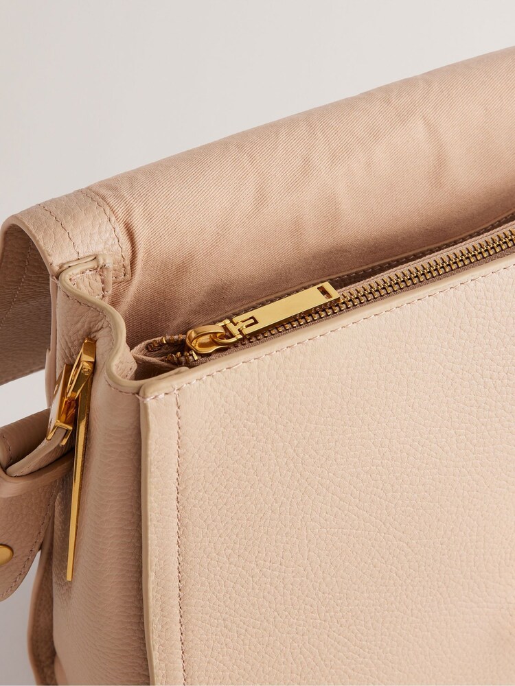 Ted Baker Brown Large Imilily Lock Detail Shoulder Bag - Image 4 of 4