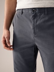 Dark Grey Straight 100% Cotton Chinos Trousers - Image 5 of 5