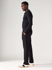 Black Slim Chinos Trousers - Image 4 of 5