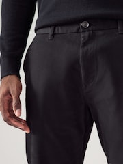 Black Slim Chinos Trousers - Image 5 of 5