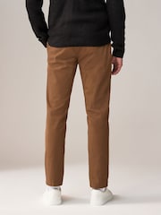 Tan Brown Slim Chinos Trousers - Image 2 of 5