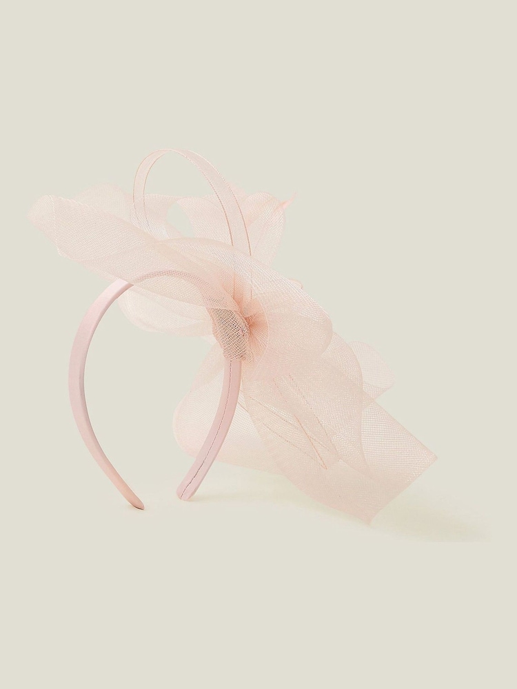 rožnata - Accessorize Mia Mini Crin Fascinator - Slika 2 iz 4